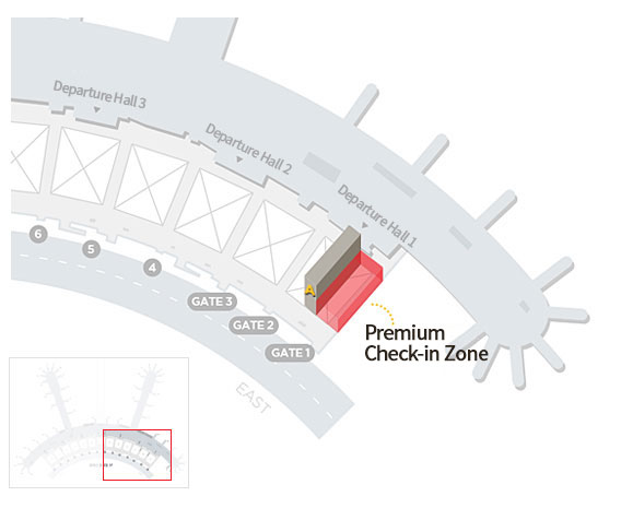 3rd Floor Departure Hall, Terminal 1