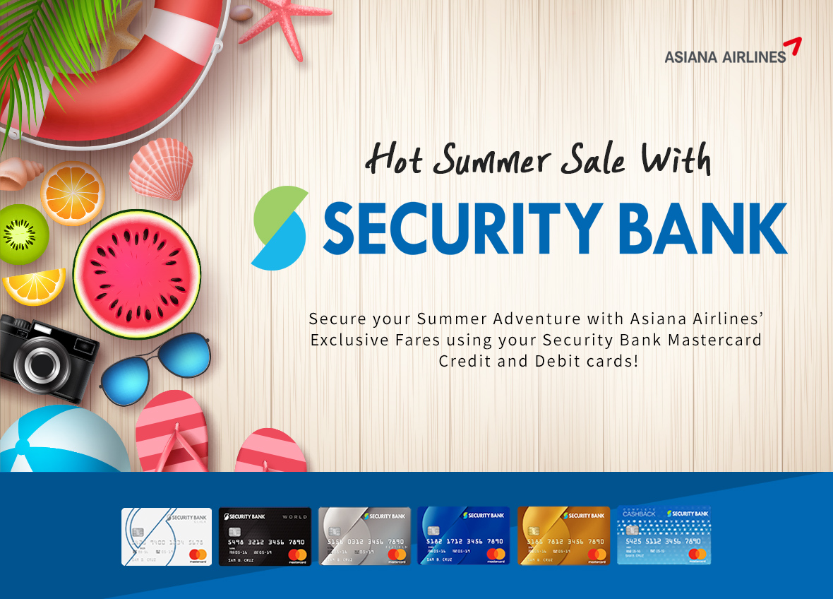 Hot Summer Sale with Security Bank!