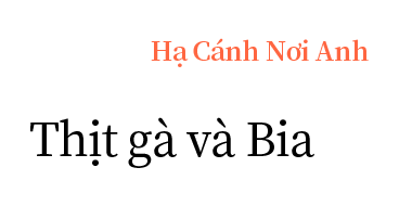 Thịt gà và Bia