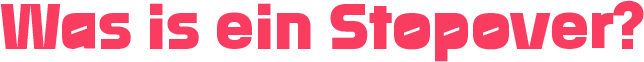 스톱오버란?