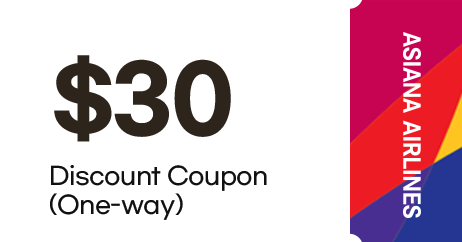 $30 Discount Coupon(One-way)