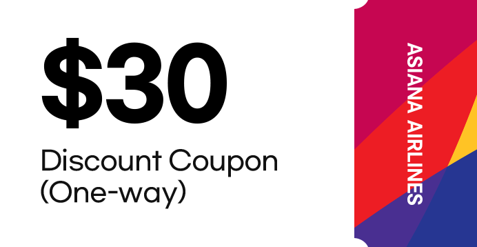 $30 Discount Coupon(One-way)