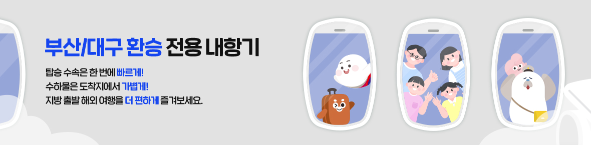 부산/대구 환승 전용 내항기