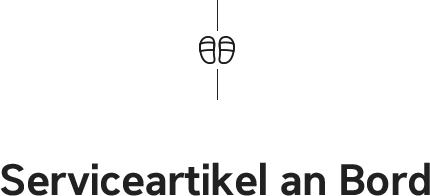Serviceartikel an Bord