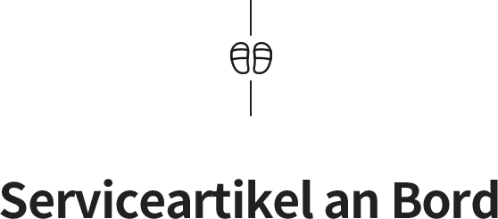 Serviceartikel an Bord