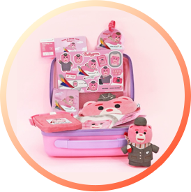 아시아나 X 벨리곰 트래블백 세트