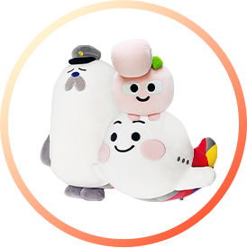 색동크루굿즈 쿠션