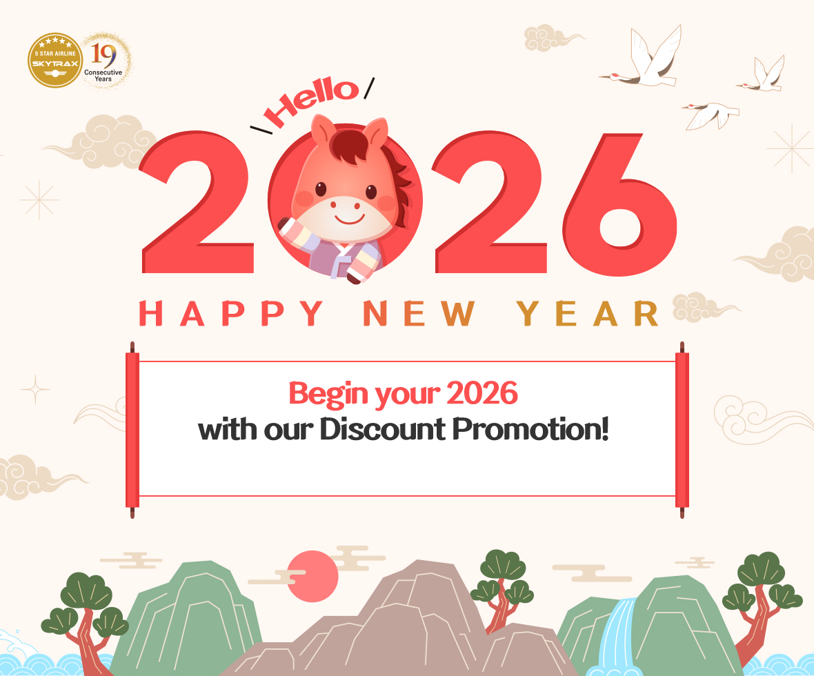 Begin your 2026 with our Discount Promotion!