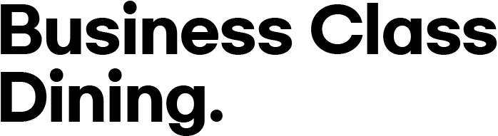 Business Class Dining