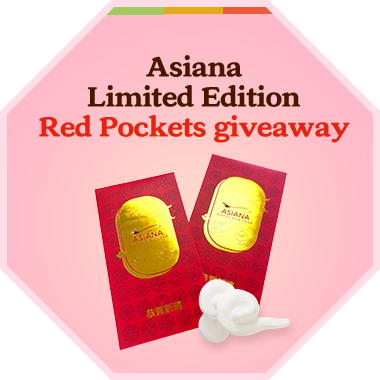 Asiana Limited Edition Red Pockets giveaway