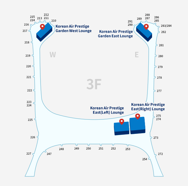 Terminal 2 (Korean Air Lounge)