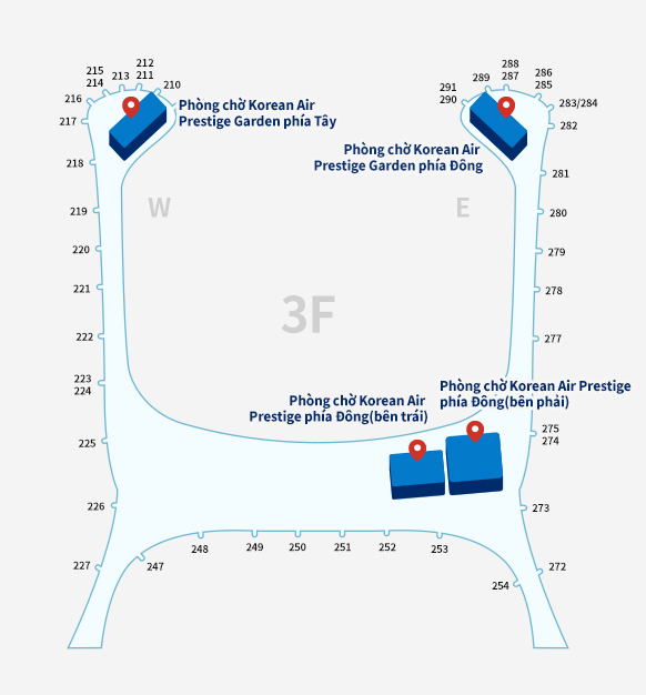 Terminal 2 (Korean Air Lounge)