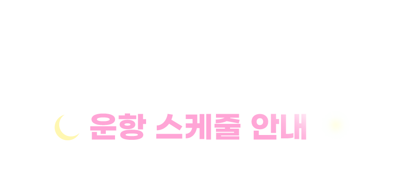운항 스케줄 안내. 뉴욕-인천, 3/30 부 A380 야간편 매일 운항!