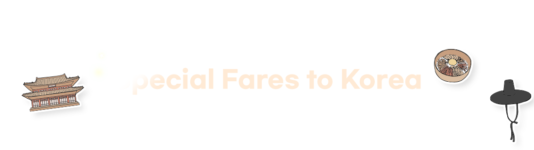 Special Fares to Korea