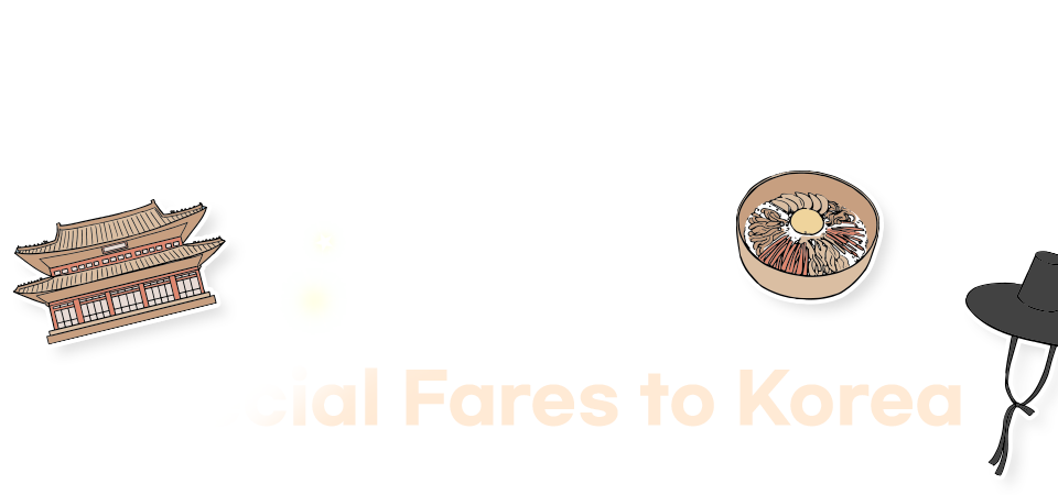 Special Fares to Korea