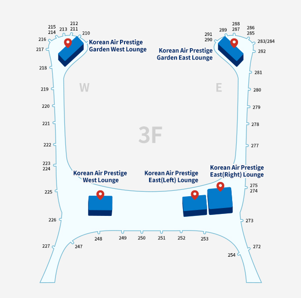 Terminal 2 (Korean Air Lounge)