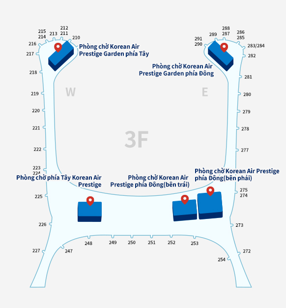 Terminal 2 (Korean Air Lounge)