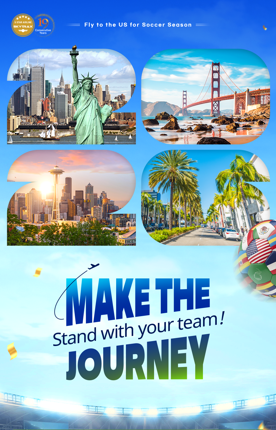 MAKE THE JOURNEY! Stand with your team!