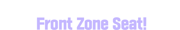 Meet your City Sooner with Front Zone Seat!