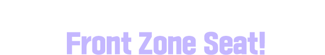 Meet your City Sooner with Front Zone Seat!