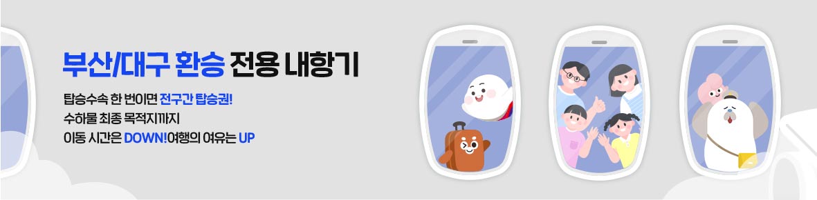 부산/대구 환승 전용 내항기