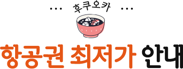 항공권 최저가 안내