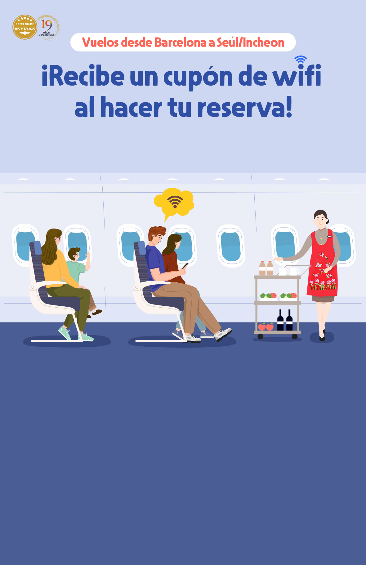 ¡Recibe un cupon de wifi al hacer tu reserva!