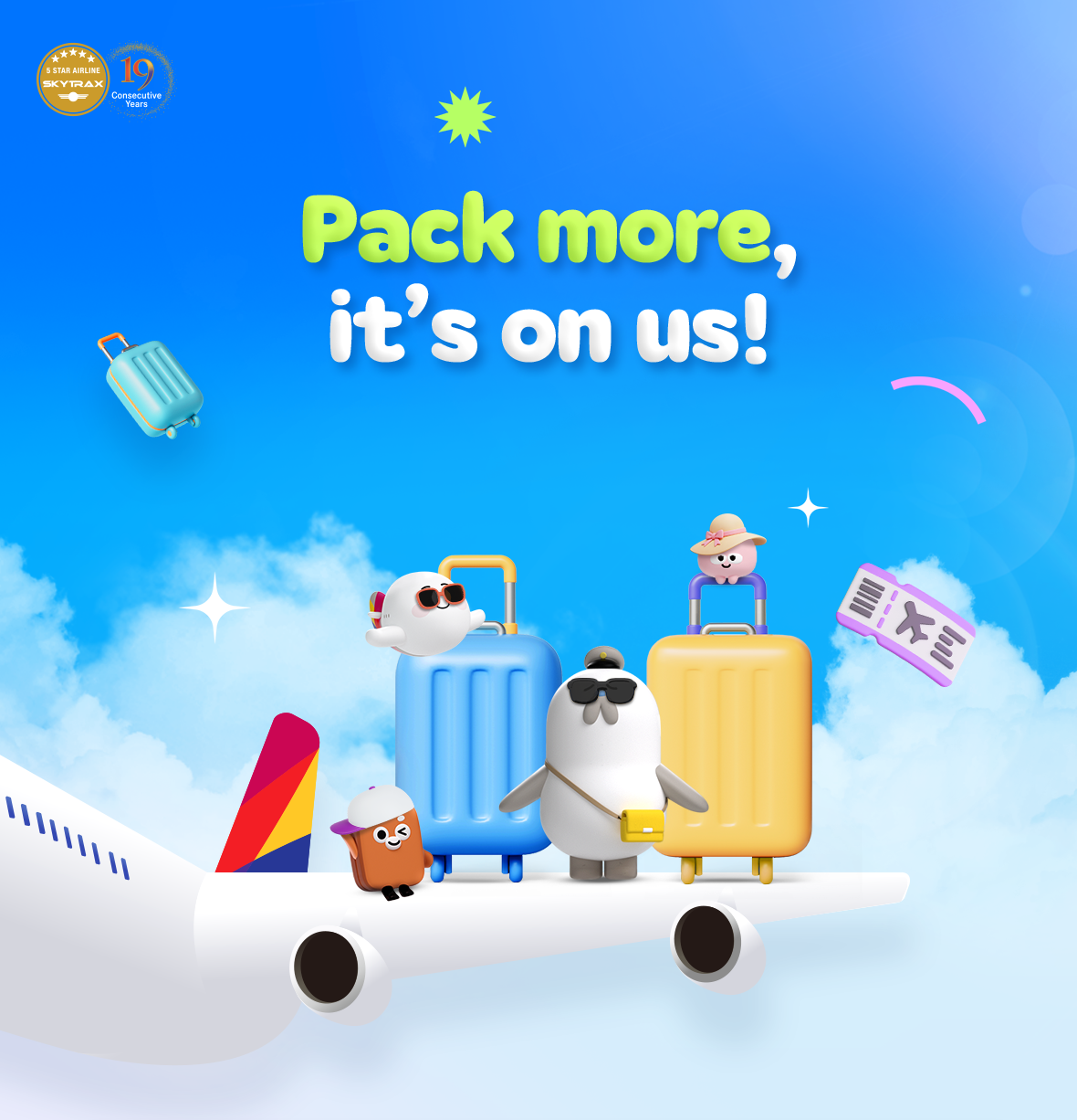 Pack more, it's on us!