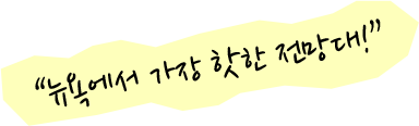 뉴욕에서 가장 핫한 전망대!
