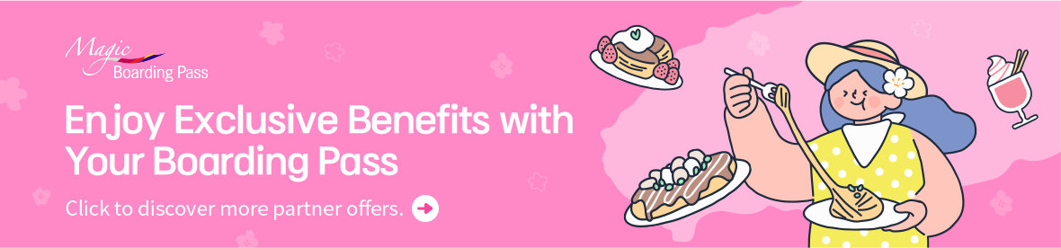 Enjoy Exclusive Benefits with Your Boarding Pass. Click to discover more partner offers.