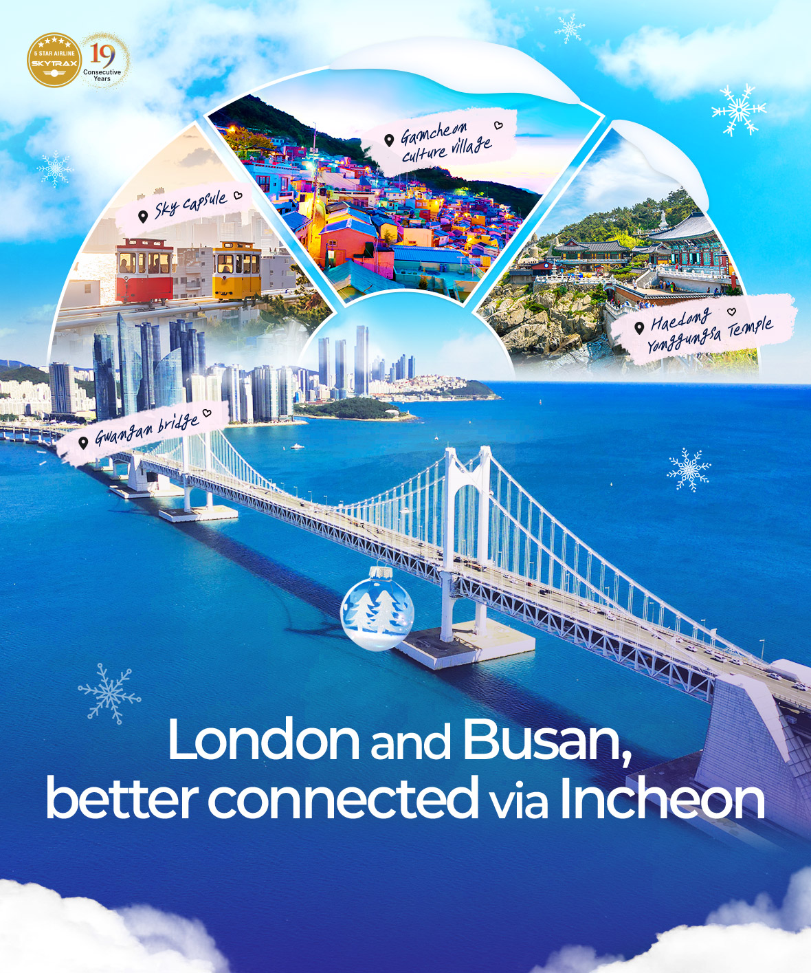 London and Busan, better connected via Incheon