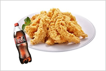 BBQ황금올리브 속안심+콜라1.25L