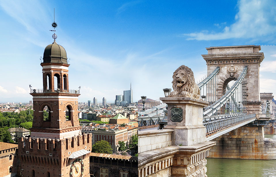 기다리고 기다리던 밀라노와 부다페스트 여행이 시작됩니다.